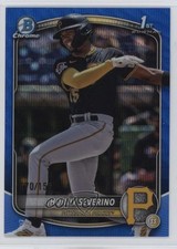 2025 Bowman Chrome Prospects Blue Wave Refractor 70/150 Jhonny Severino 13ib