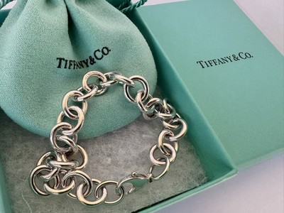Tiffany & Co.  Large Round Link Bracelet 7.25inch 