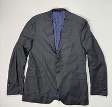 Suitsupply Napoli Blazer Jacket Men 42 Gray Sports Coat Vitale Barberis Canonico