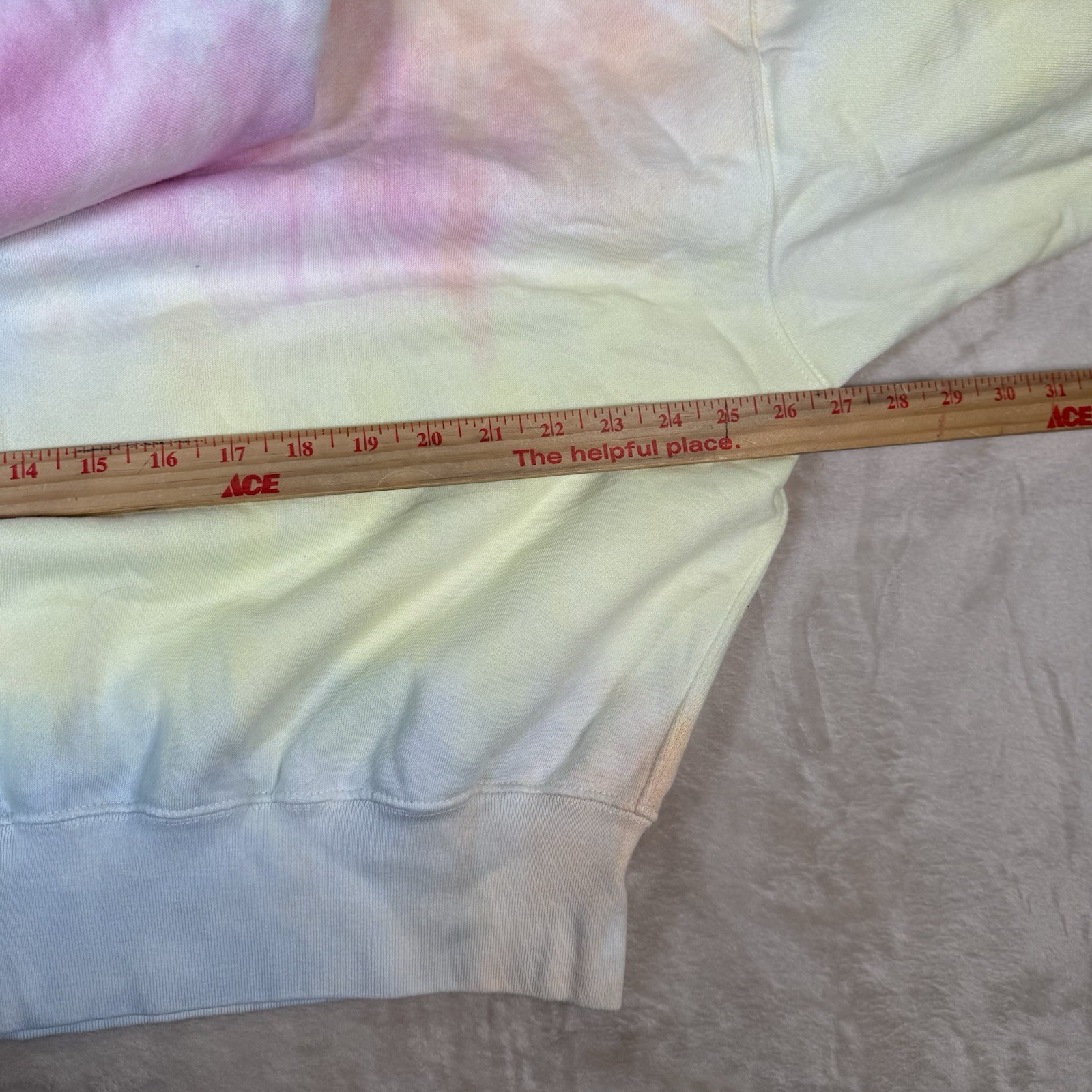 Polo Ralph Lauren Womens Hoodie Multicolor Size L Tie Dye Fleece Sweatshirt thumbnail 6