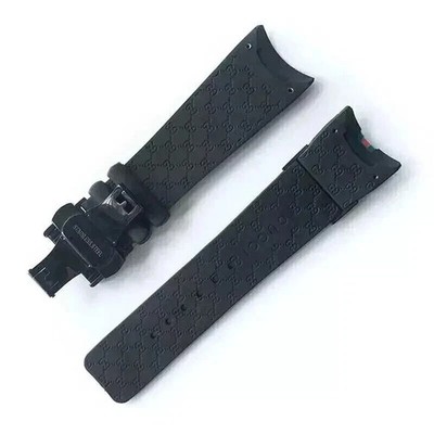 26mm Rubber replacement Watch Strap For I-Gucci Digital Men's