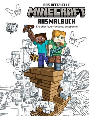 Das offizielle Minecraft Ausmalbuch | Insight Editions | deutsch