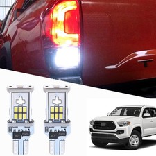 2x Super Bright White Led Backup Reverse Light Bulbs For Toyota Tacoma 2001-2023