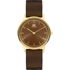 Danish Design Ladies Watch Brown Dial Mesh Strap Watch IV74Q1249
