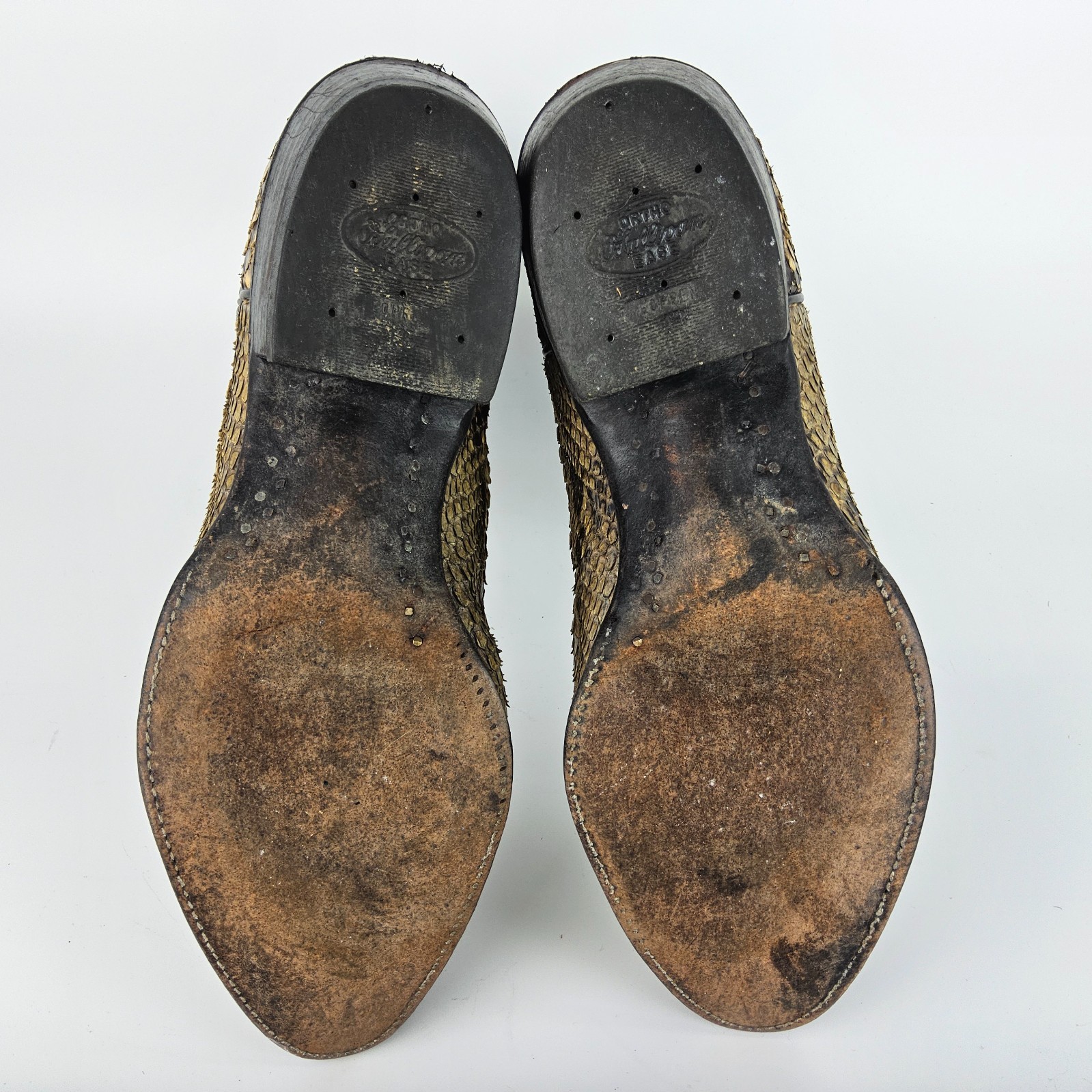 Vintage Panhandle Slim Python Leather Cowboy Boot… - image 11