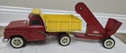 Vintage 1960's TONKA Red & Yellow Dump Truck & Sandloader Set