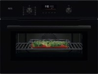 AEG NKK6N50PB CombiQuick Built-in Electric Microwave Oven Compact 44L Black