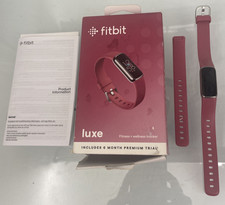 Fitbit Luxe Health Fitness Activity Tracker Orchidea/Platino Acciaio Inox, NOB