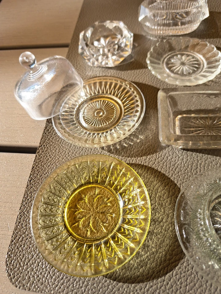 Altes Pressglas für die Puppenstube 7 Teile - Bild 3 von 4