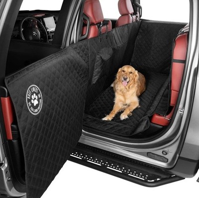 Ruff Liners Large & Medium Back Seat Cover Protector For Dogs Black SUVs Trucks