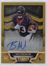 2016 Certified Potential Signatures Mirror Gold 5/25 Braxton Miller Auto 3hd