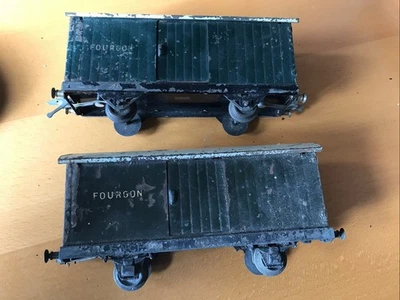 LR (LOUIS ROUSSY) ÉCHELLE 0 : LOT 2 FOURGONS SNCF À RÉNOVER - Photo 1/4