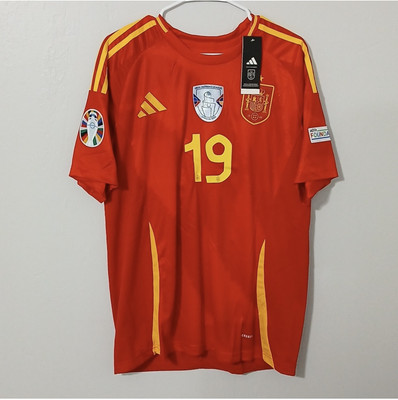 Spain Lamine Yamal Euro Mens 2024 Jersey Size Large