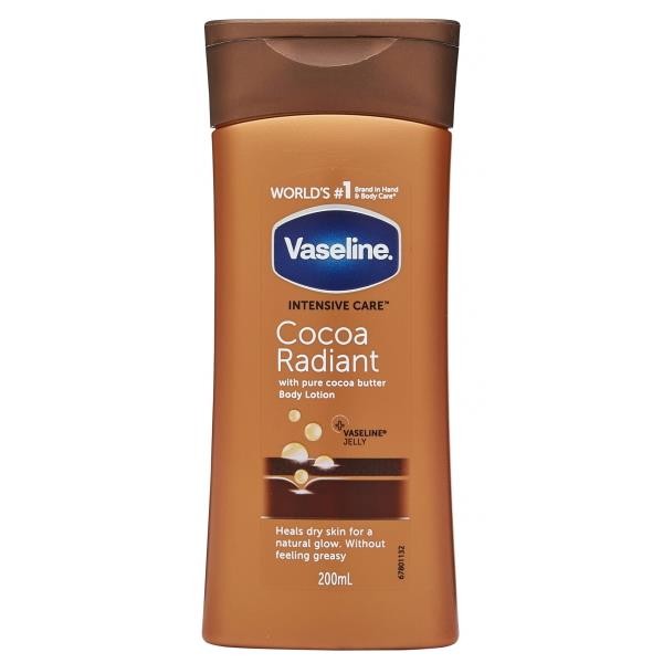 Vaseline 3 X Intensive Care Cocoa Radiant Body Lotion 200Ml - Image 2