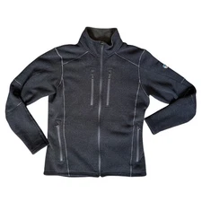 KUHL Men's Interceptr Full Zip Fleece Sweater in Charcoal Gray Size Medium