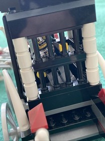 LEGO Castle: Skeletons' Prison Carriage (7092) with manual. One missing piece