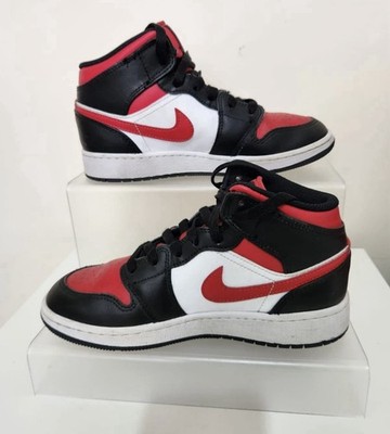 Herren Nike Jordan 4 s High Top Turnschuhe Uk Größe 3 Retro Basketball rot/schwarz 0555