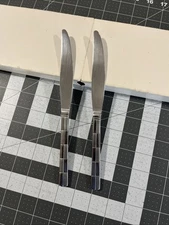Cambridge Landscape (2) Dinner Knives Stainless Flatware Replacements