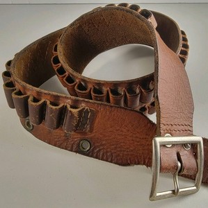 小物 vintage bullet belt Vintage Jaypee Black Ammo Duty Belt Brass Bullet Belt 36