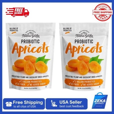 New Nature's Garden Apricots - Dried Fruits 32oz/Bag (2 Packs) Healthy Snacks