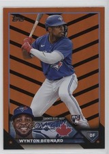 2023 Topps Update Orange & Black Foil Wynton Bernard #US293 uk5