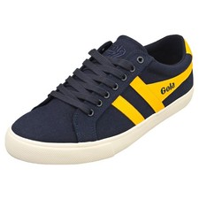 Image of Gola Varsity Mens Casual Trainers in Navy Sun - 10 UK