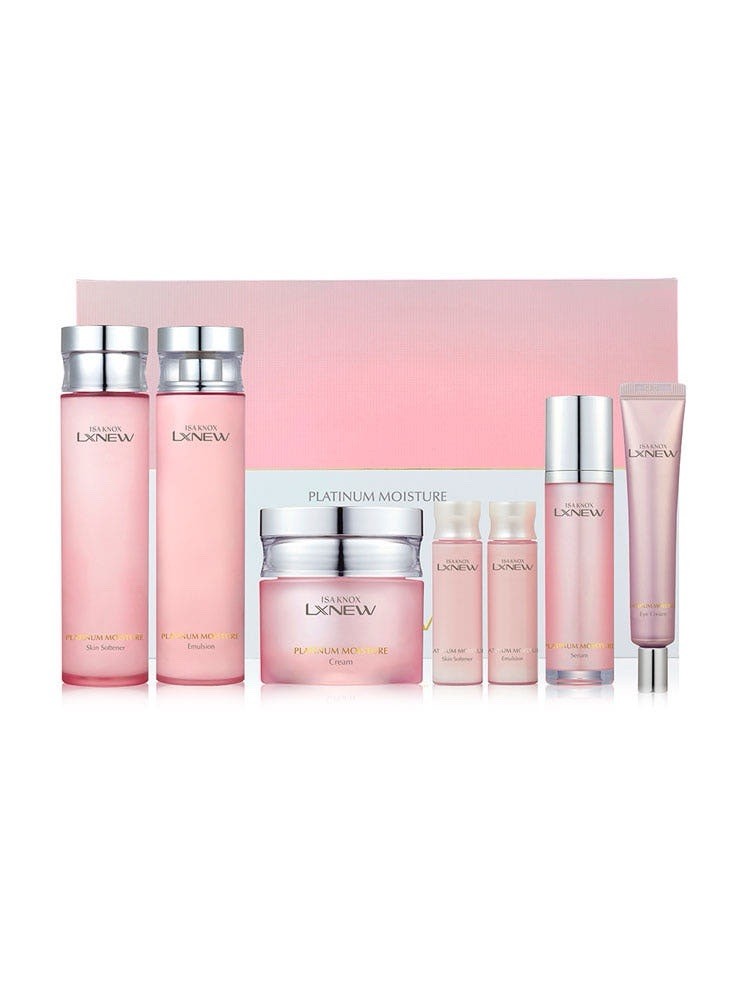 Isa Knox LX New Platinum Moisture Skin Care Set Toner Emulsion