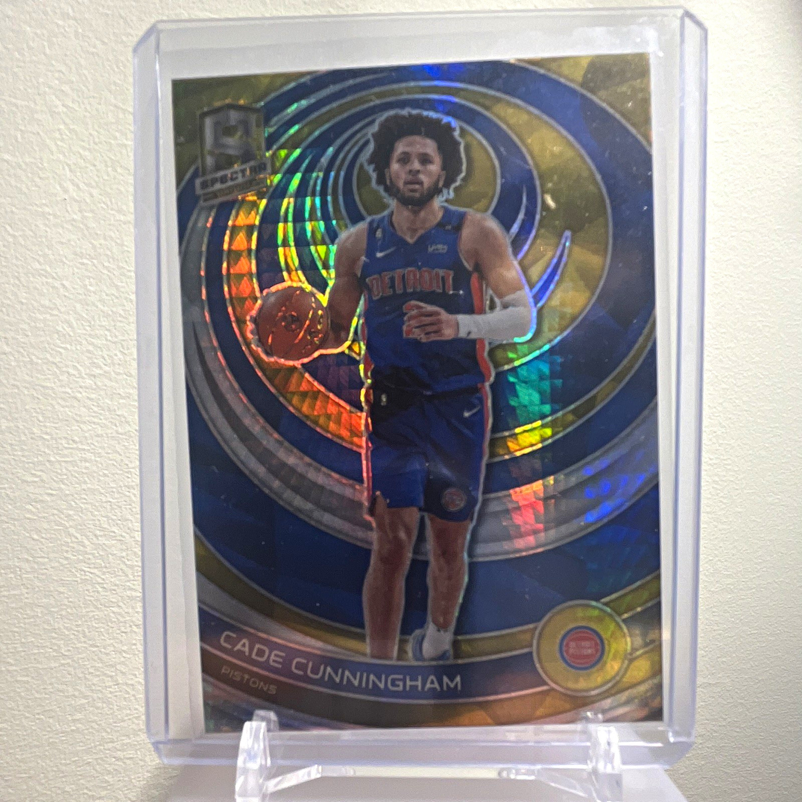 Panini Spectra 2022-23 Cade Cunningham Detroit Pistons Gold Parallel #2 9/10