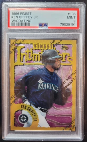 1996 Finest Ken Griffey Jr. Gold Rare #135 - PSA 9 - Great looking card