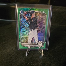 2025 Bowman Draft Chrome Mega Box Green Mojo Refractor 64/99 Billy Carlson 1mc5