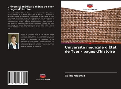 Galina Ulupova | Université médicale d'État de Tver - pages d'histoire | Buch