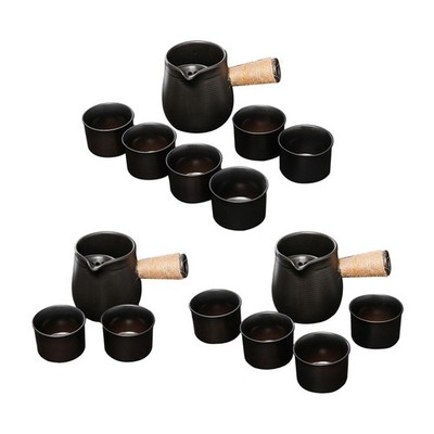Keramik Teekanne mit Teetasse mit Teekocher