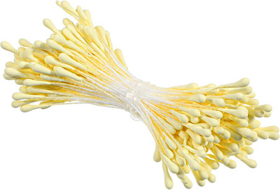 420PCS Stamens for Flower Making,3Mm Flower Stamens for Crafts,Pearl Double Head