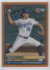 2021 Topps Pro Debut Chrome Orange Refractor 4/25 Ben Hernandez #PDC-178 4z8
