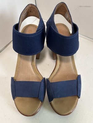 Sorel Size 7.5 US 38 EU Blue Sandals With Block Heel