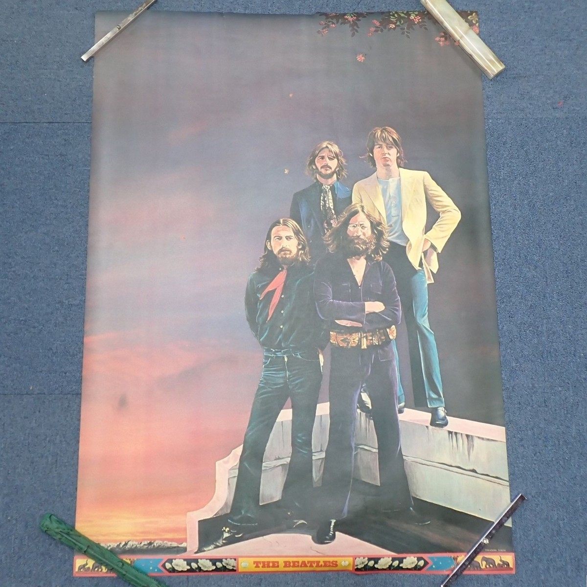 Tadanori Yokoo ボヘミアンズ　サイズ1 The Beatles Tadanori Yokoo B1 Silk Screen Poster Japan Pop Art