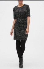 Banana Republic Women's Sheath Dress Ombre Gray/Black, Size 8, Business Casual