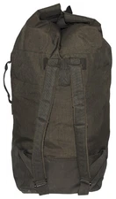 Austrian Original Military Army Duffle Bag OD Green 2 Straps Used