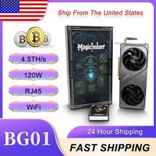 US Ship Magic Miner BG01 4.5Th/S WIFI SHA-256 Bitcoin BTC BCH Miner Solo Mining