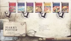 GB Stamps First Day Cover Harry Potter ,magic, wizard, wand, book, owl SHS 2007