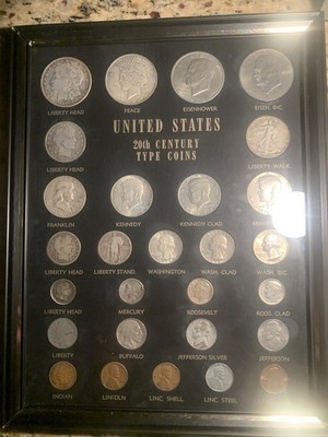 U.S. 20th Century Type Coins セット U.S. 20TH CENTURY TYPE COIN SET- Framed Set of 28 coins | eBay
