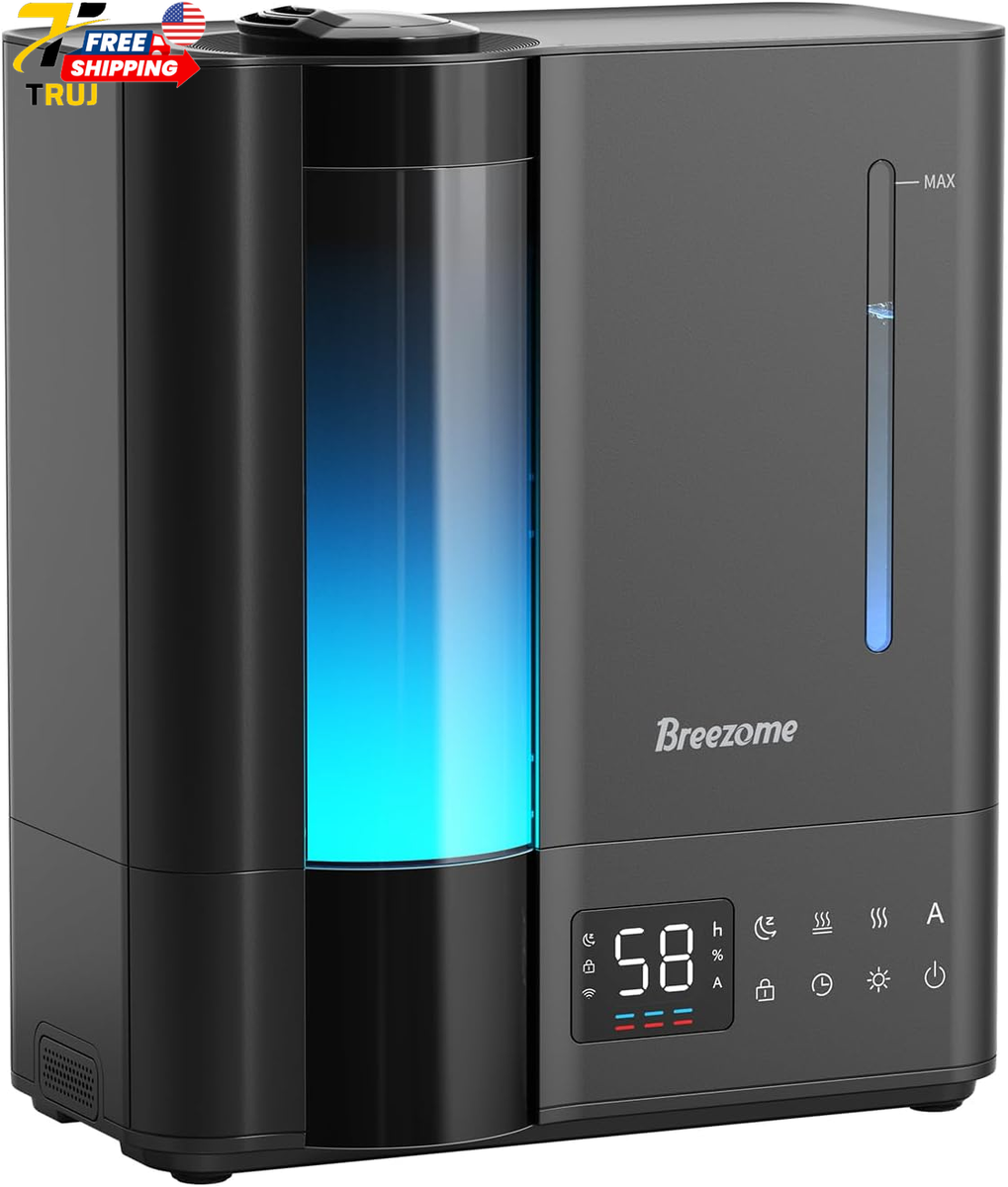 8L Humidifiers for Bedroom, Warm & Cool Mist for Large Room Home