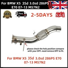 Downpipe DPF Removal Exhaust pipe BMW X3 X5 X6 3.0sd 35d 286hp E83 E70 E71 Decat