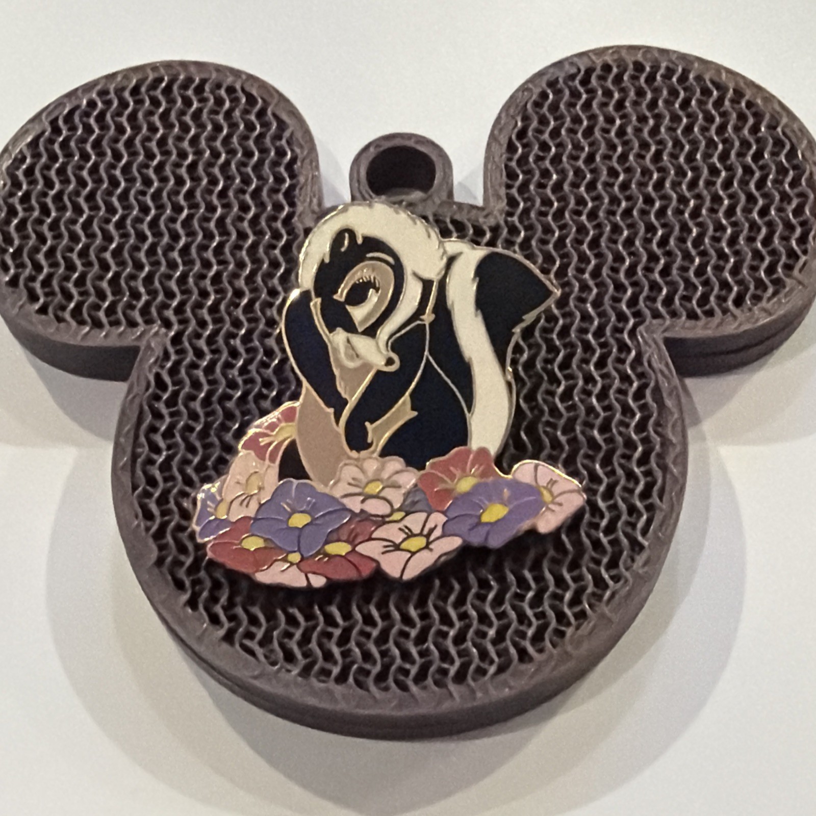 Preowned - 2002 DISNEY Bambi Exclusive Trading Pin Shy FLOWER Sitting in Flowers