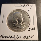 (1) 1951-S Franklin Half Dollar Fine Condition