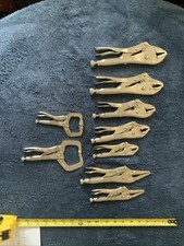 Mac Tools 9pc Locking Pliers Vice Grips.all Work.see Pics.