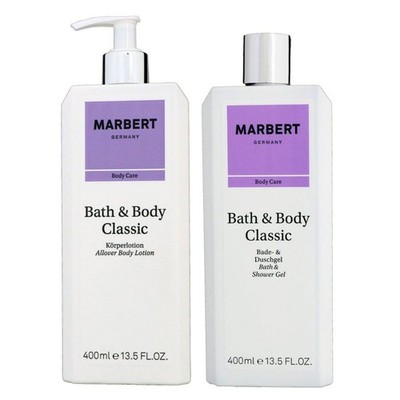 Marbert Bath & Body Classic 400 ml Duschgel & 400 ml Körperlotion Set