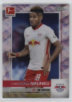 2020 Chrome Bundesliga Silver Wave Refractor Christopher Nkunku Rookie RC 12zw