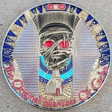 Masters of Cache II Geocoin - LE 2 Tone - Activated  Adoptable - TB4EKGD