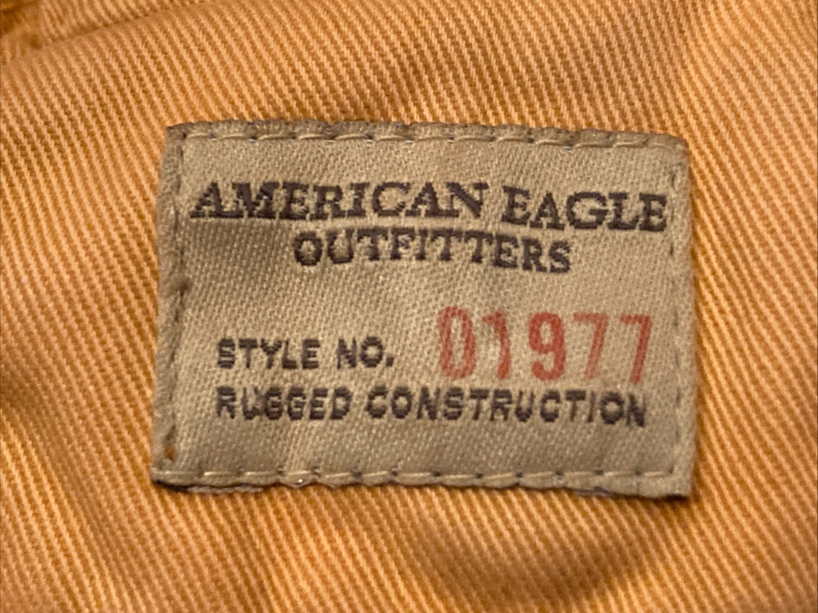 American Eagle Cargo Orange Drawstring Shorts Com… - image 2